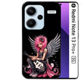 Coque noire taperso pour Redmi Note 13 PRO PLUS 5G avec motif fee rock personnalisee protection antichoc personnalisée