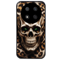 Coque noire taperso pour Magic 7 LITE et PRO avec motif tete de mort leopard protection antichoc personnalisée
