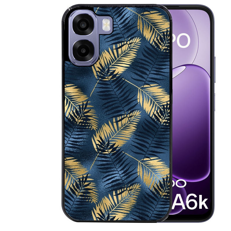 Coque pour Oppo A6 A6 A6K palmier bleu