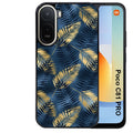 Coque pour POCO C81 PRO palmier bleu