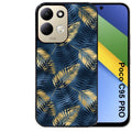 Coque pour POCO C95 PRO palmier bleu