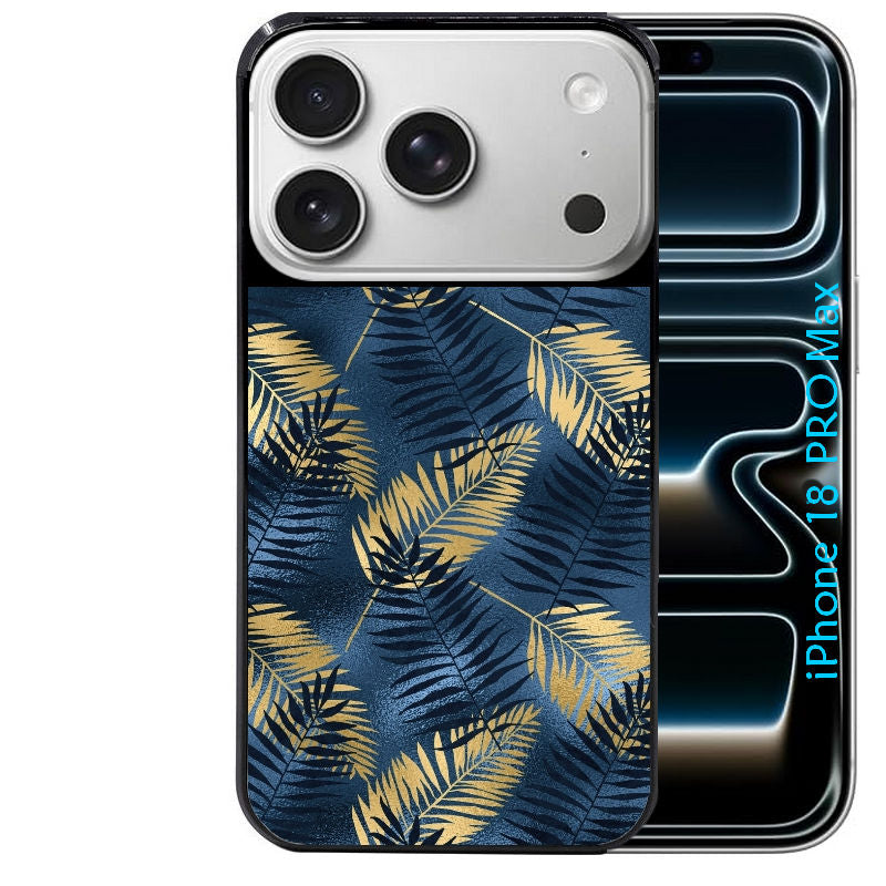 Coque pour Iphone 18 / PRO / PRO MAX / 18E palmier bleu