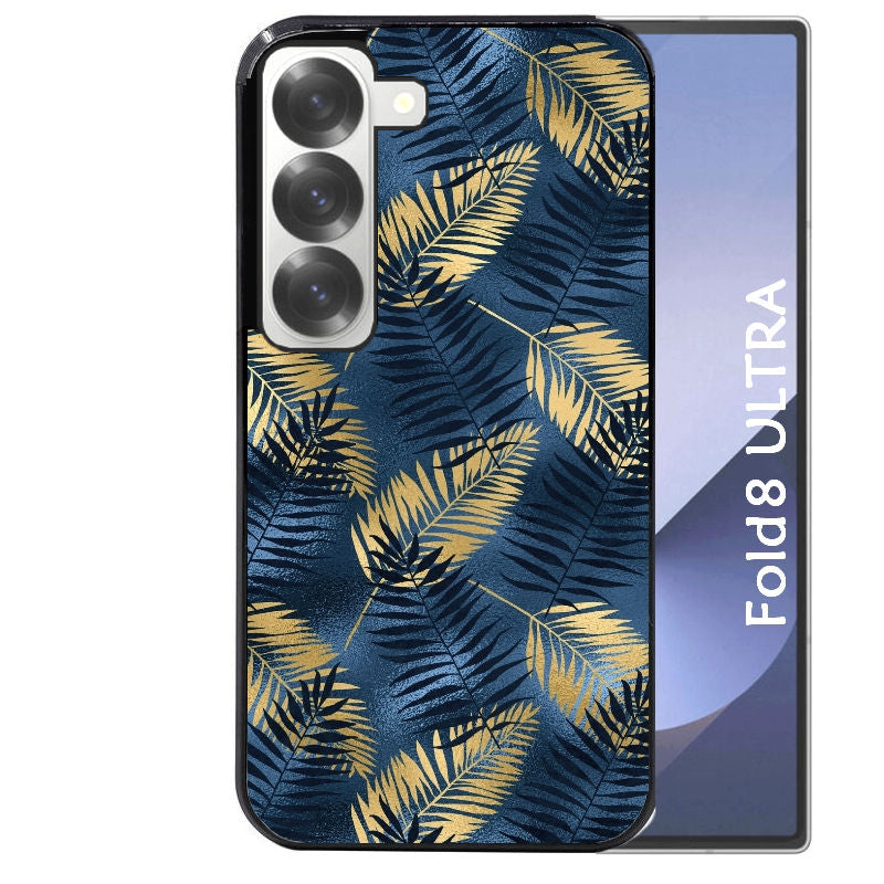 Coque pour Z Fold 8 / ULTRA palmier bleu