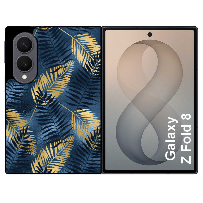 Coque pour Z FOLD 8 palmier bleu