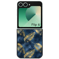 Coque pour Z FLIP 6 7 8 palmier bleu