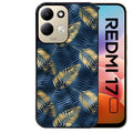 Coque pour Redmi 17 et 17C 4G 5G palmier bleu
