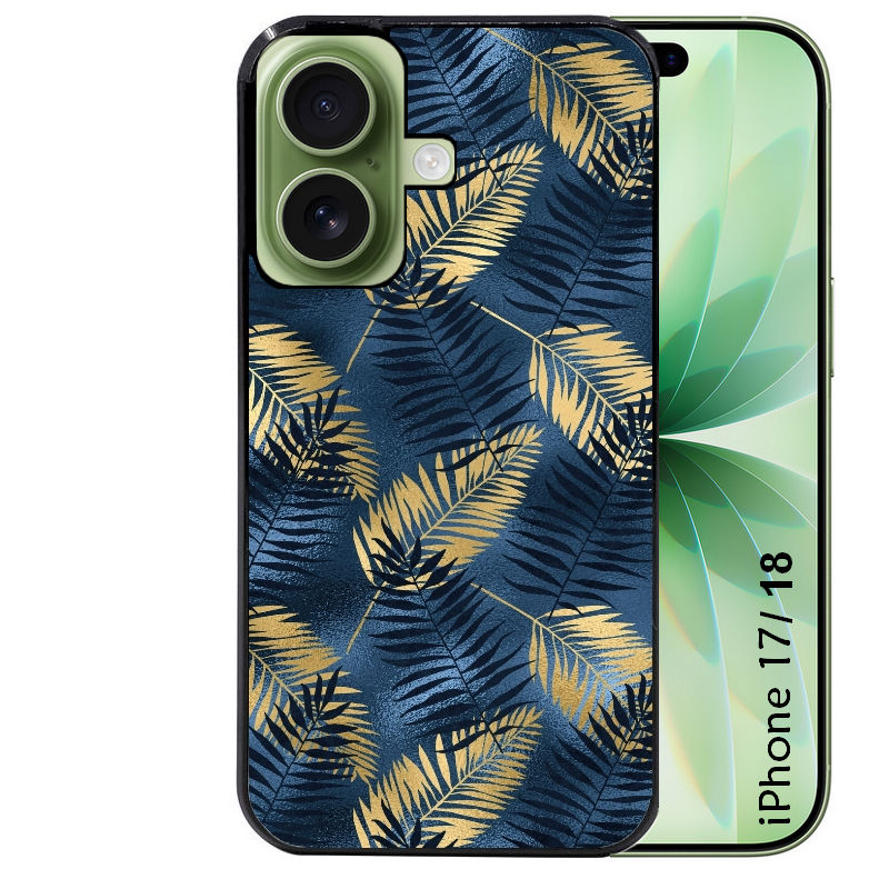 Coque pour Iphone 18 / PRO / PRO MAX / 18E palmier bleu