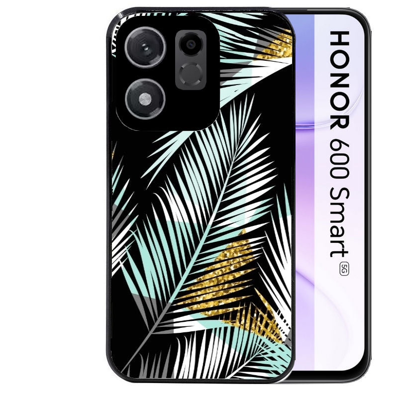 Coque pour Honor 600 SMART palmier noir