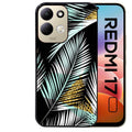 Coque pour Redmi 17 et 17C 4G 5G palmier noir