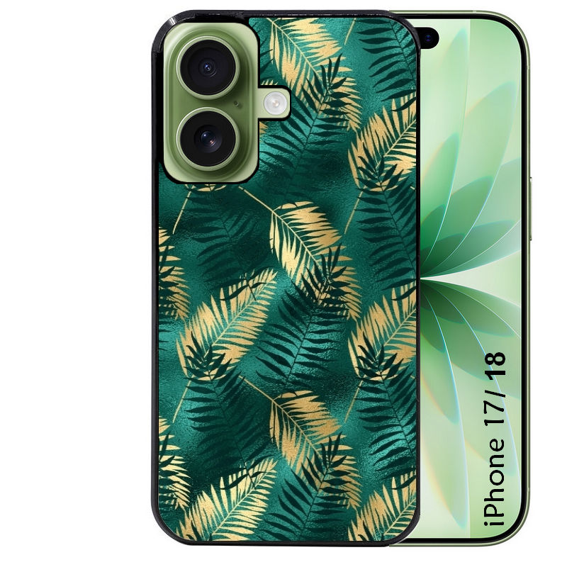 Coque pour Iphone 18 / PRO / PRO MAX / 18E palmier vert