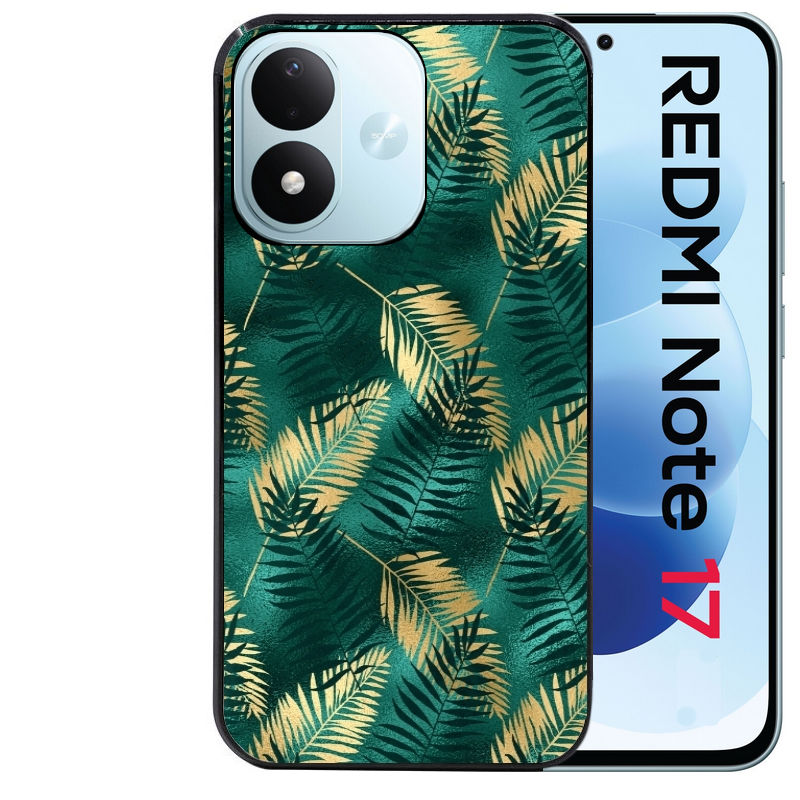 Coque pour Redmi Note 17 et PRO 4G 5G Max palmier vert