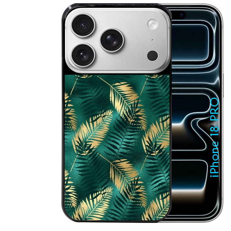Coque pour Iphone 18 / PRO / PRO MAX / 18E palmier vert