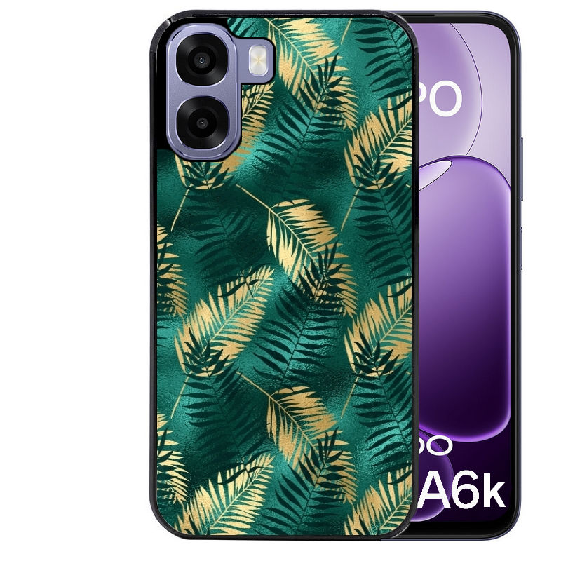 Coque pour Oppo A6 A6 A6K palmier vert