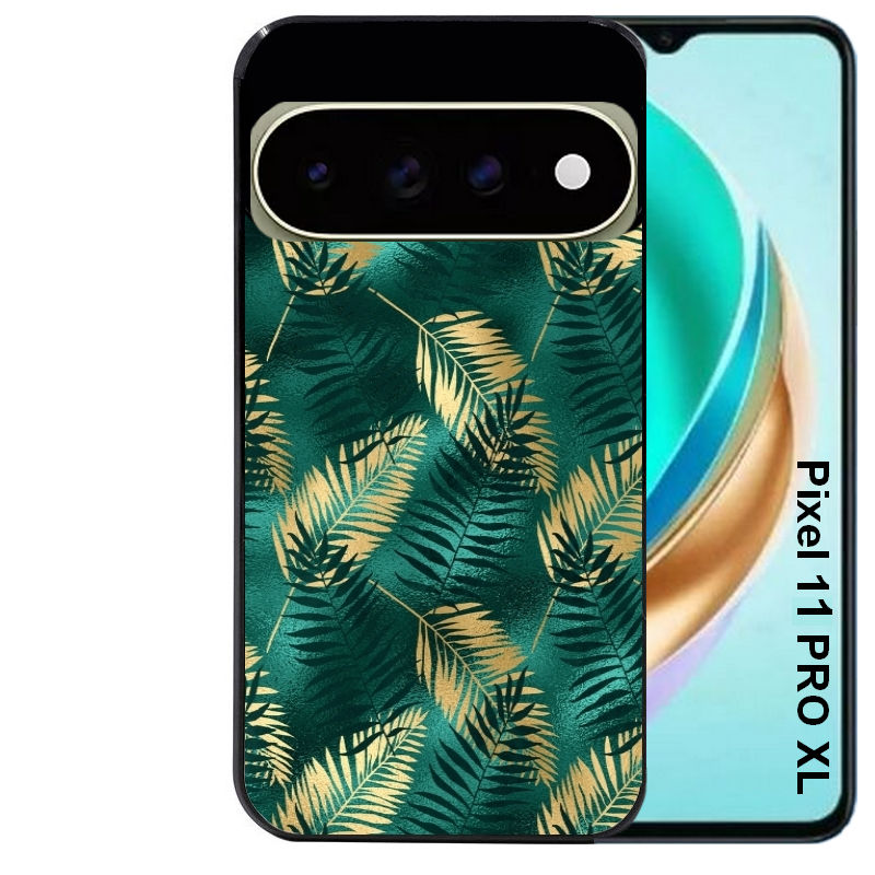 Coque pour Pixel 10 / 11 / PRO / XL palmier vert