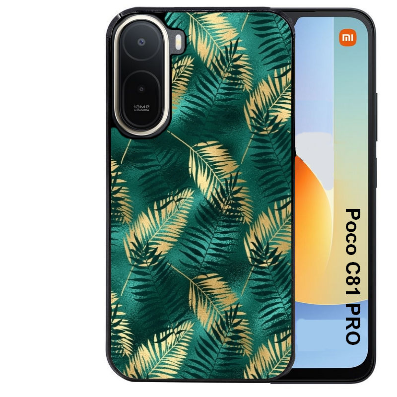 Coque pour POCO C81 PRO palmier vert