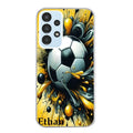 Coque taperso pour Galaxy A13 4G et 5G A23 A53 avec motif football personnalisee protection antichoc personnalisée
