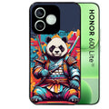 Coque noire pour Honor 600 LITE avec motif panda katana personnaliséee protection antichoc personnalisée