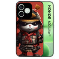Coque noire pour Honor 600 LITE avec motif panda et samourai protection antichoc personnalisée