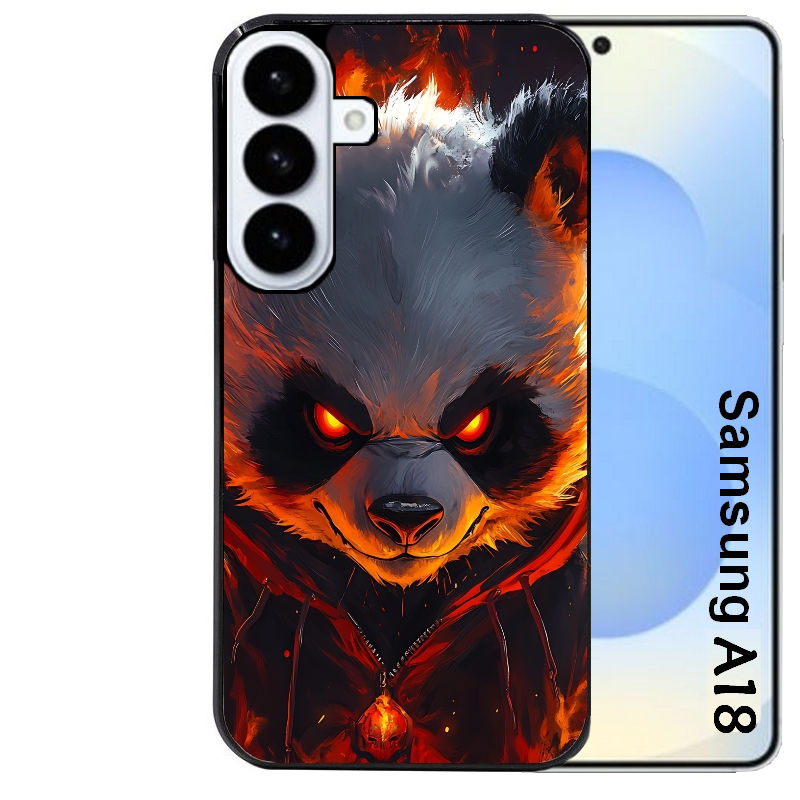 Coque pour Galaxy A08 A18 A28 A38 A58 panda very angry