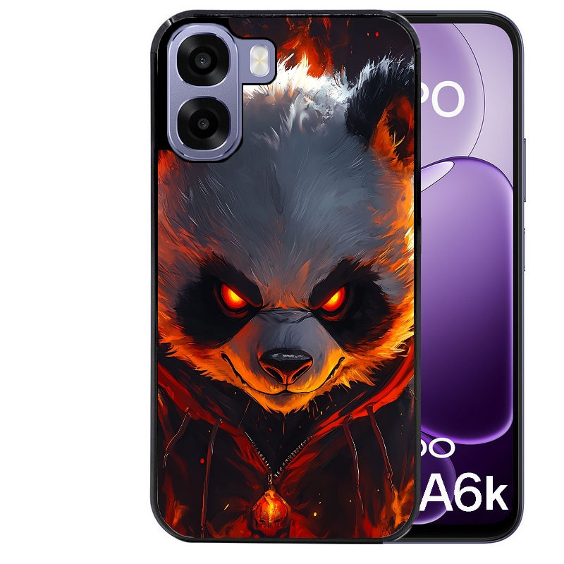 Coque pour Oppo A6 A6 A6K panda very angry