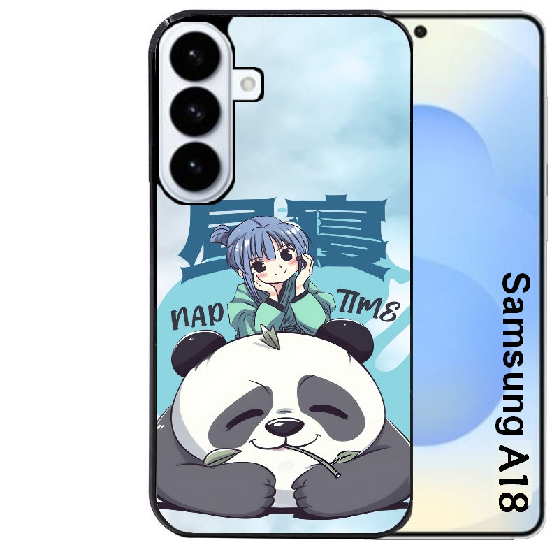 Coque pour Galaxy A08 A18 A28 A38 A58 panda anime