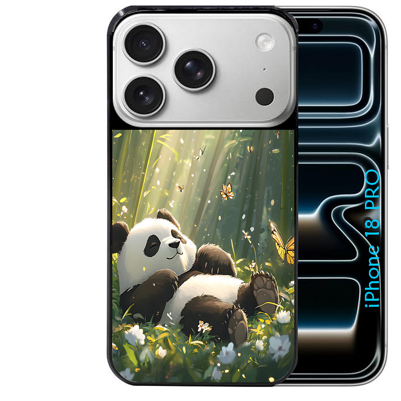 Coque pour Iphone 18 / PRO / PRO MAX / 18E panda bambou