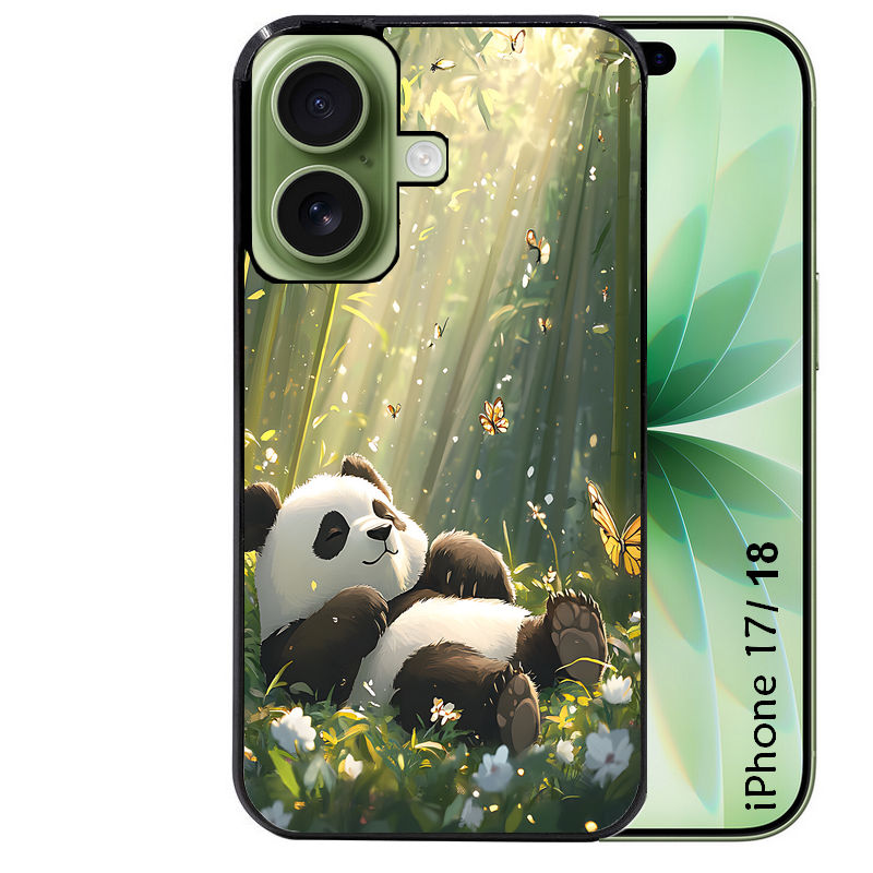 Coque pour Iphone 18 / PRO / PRO MAX / 18E panda bambou