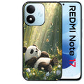 Coque pour Redmi Note 17 et PRO 4G 5G Max panda bambou