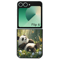 Coque pour Z FLIP 6 7 8 panda bambou