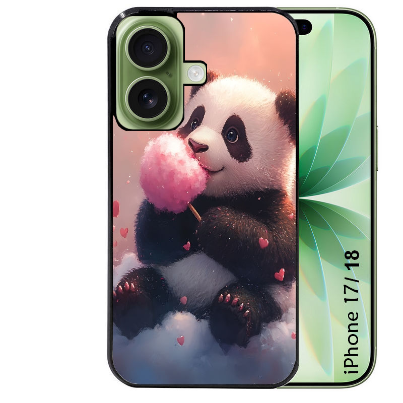 Coque pour Iphone 18 / PRO / PRO MAX / 18E panda bonbon