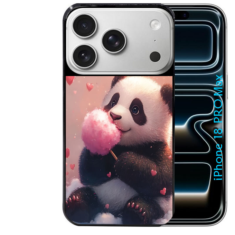 Coque pour Iphone 18 / PRO / PRO MAX / 18E panda bonbon