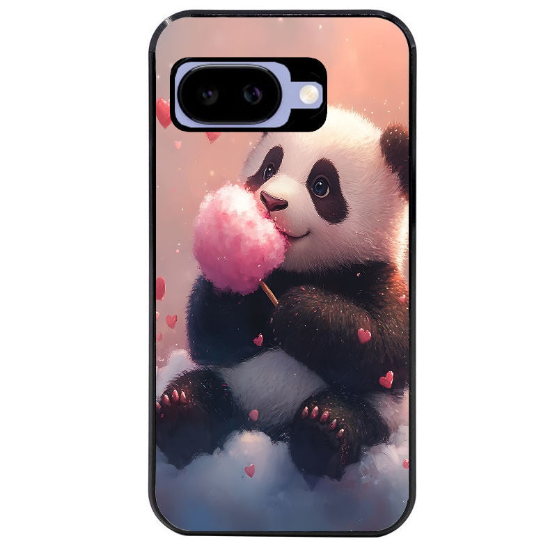 Coque pour Pixel 8A 9A 10A panda bonbon