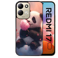 Coque pour Redmi 17 et 17C 4G 5G panda bonbon