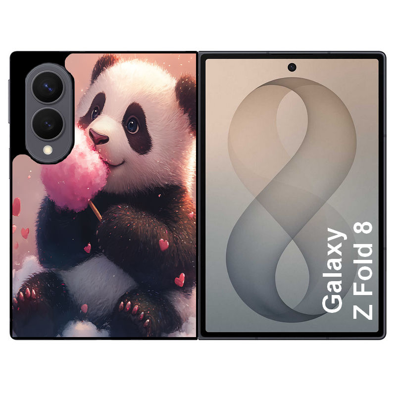 Coque pour Z FOLD 8 panda bonbon