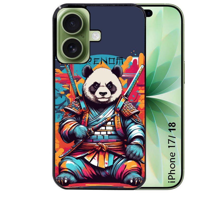 Coque pour Iphone 18 / PRO / PRO MAX / 18E personnalisée panda katana