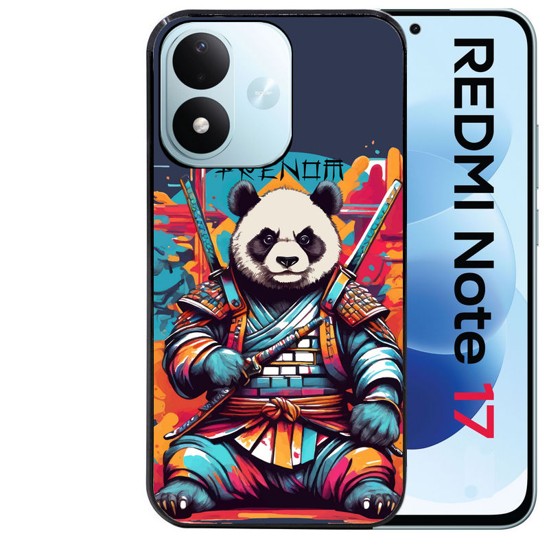 Coque pour Redmi Note 17 et PRO 4G 5G Max personnalisée panda katana