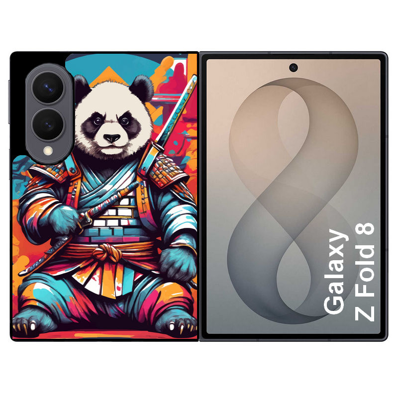 Coque pour Z FOLD 8 personnalisée panda katana