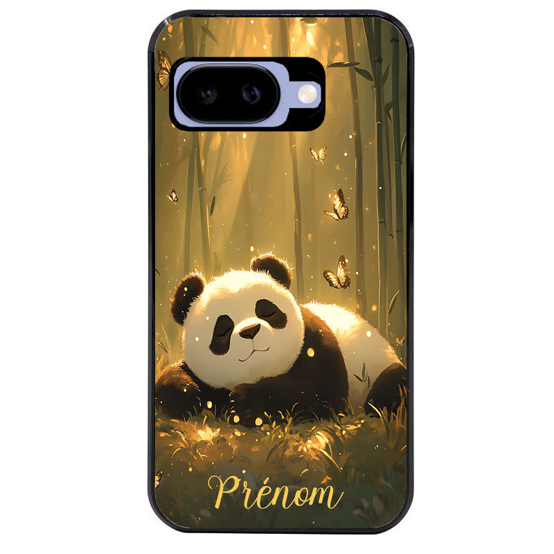 Coque pour Pixel 8A 9A 10A personnalisée panda et papillon