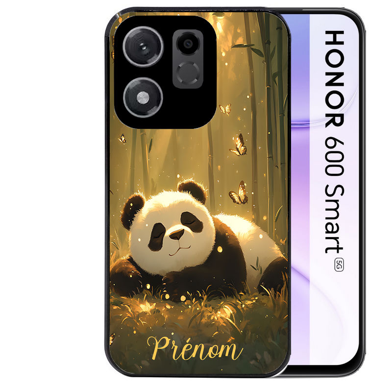Coque pour Honor 600 SMART personnalisée panda et papillon