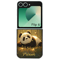 Coque pour Z FLIP 6 7 8 personnalisée panda et papillon