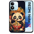 Coque pour Redmi Note 17 et PRO 4G 5G Max personnalisée panda et ramen
