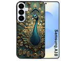 Coque pour Galaxy A08 A18 A28 A38 A58 paon bijoux
