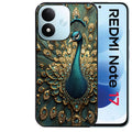 Coque pour Redmi Note 17 et PRO 4G 5G Max paon bijoux