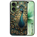 Coque pour Iphone 18 / PRO / PRO MAX / 18E paon bijoux