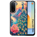 Coque pour POCO C81 PRO paon japan