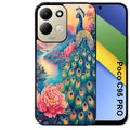 Coque pour POCO C95 PRO paon japan