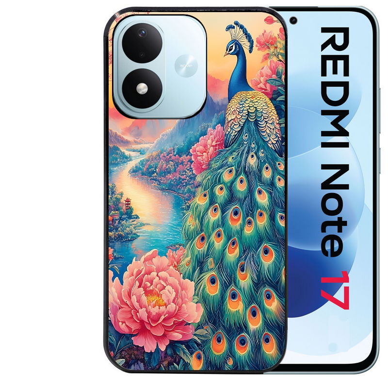 Coque pour Redmi Note 17 et PRO 4G 5G Max paon japan