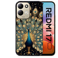 Coque pour Redmi 17 et 17C 4G 5G paon mandala