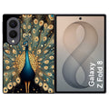 Coque pour Z FOLD 8 paon mandala