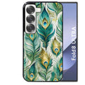 Coque pour Z FOLD 8 ULTRA paon plumes